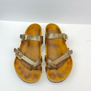 Birkenstock Mayari Women's US Size 9 EU 40 Brown Leather Sandals